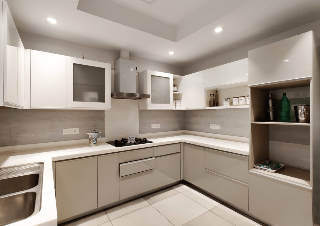 Efficient kitchen layout featuring the kitchen triangle concept in Greater Noida