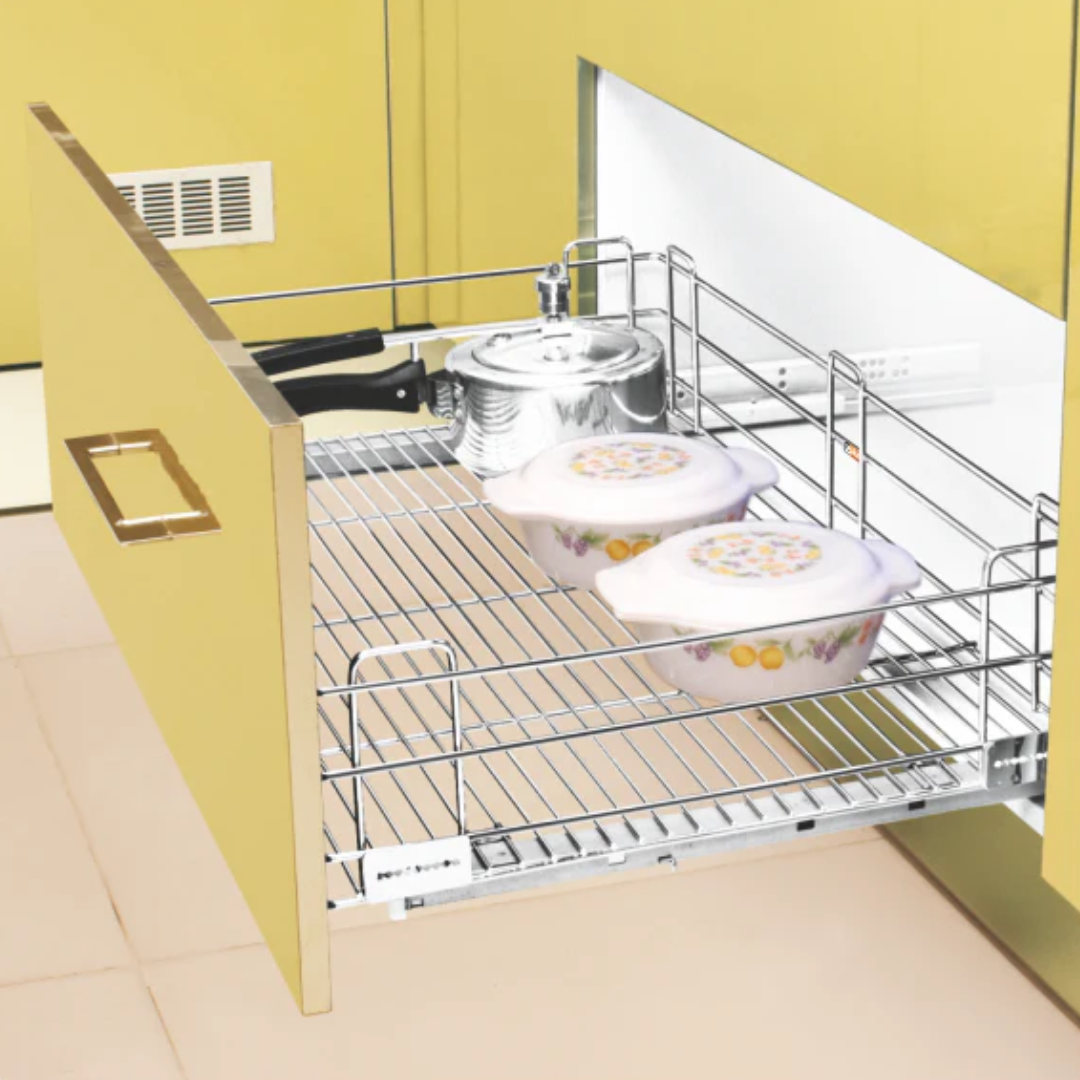 Stainless steel grain trolley